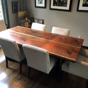 custom walnut dining table mn custom dining table minneapolis custom dining table st. paul mn                